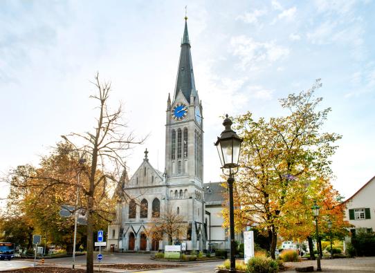 Ansicht reformierte Kirche